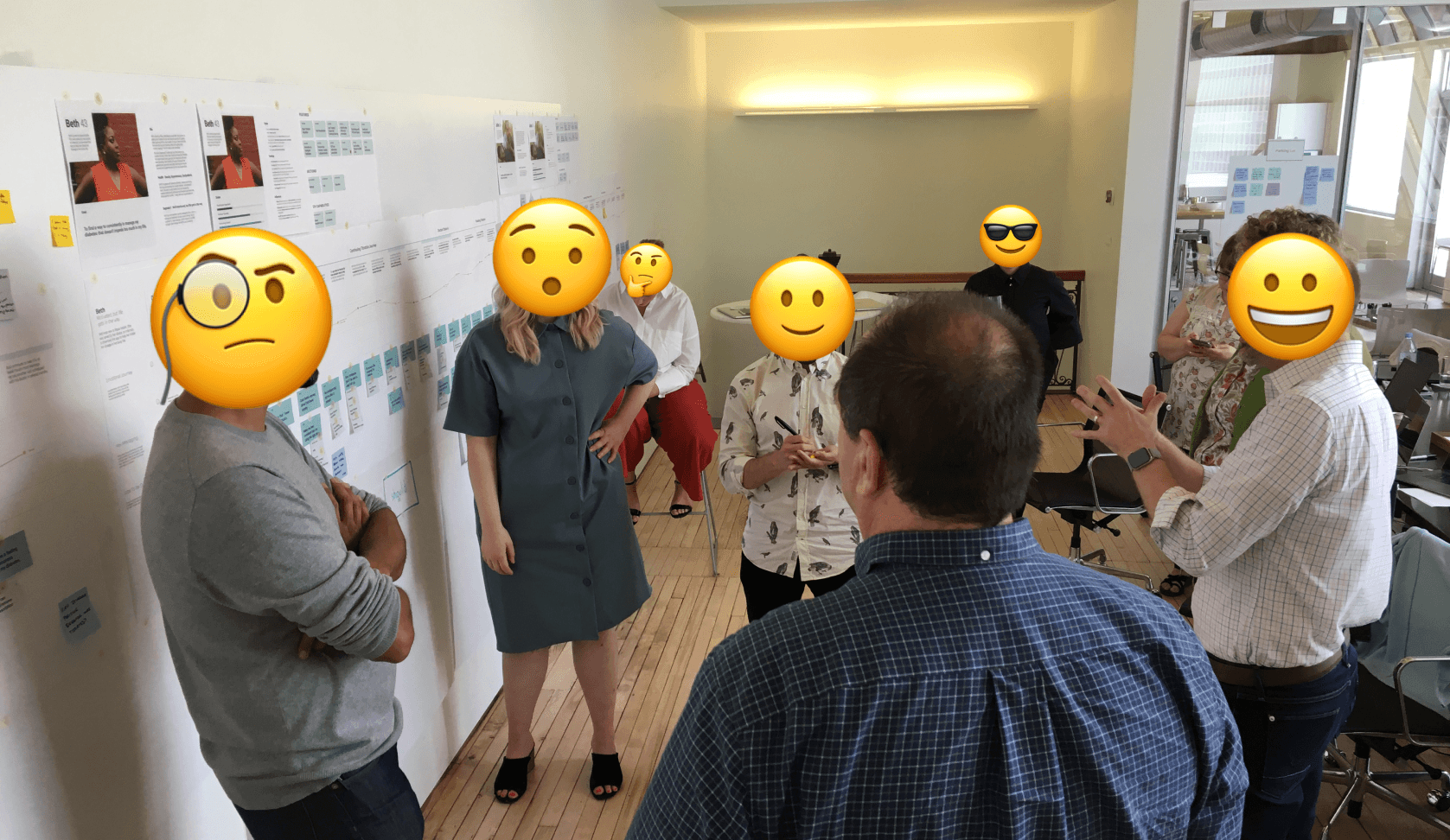A photo of a design workshop